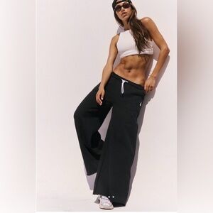 FP Movement by Free People For the Win Wide-Leg Pants ~ Black